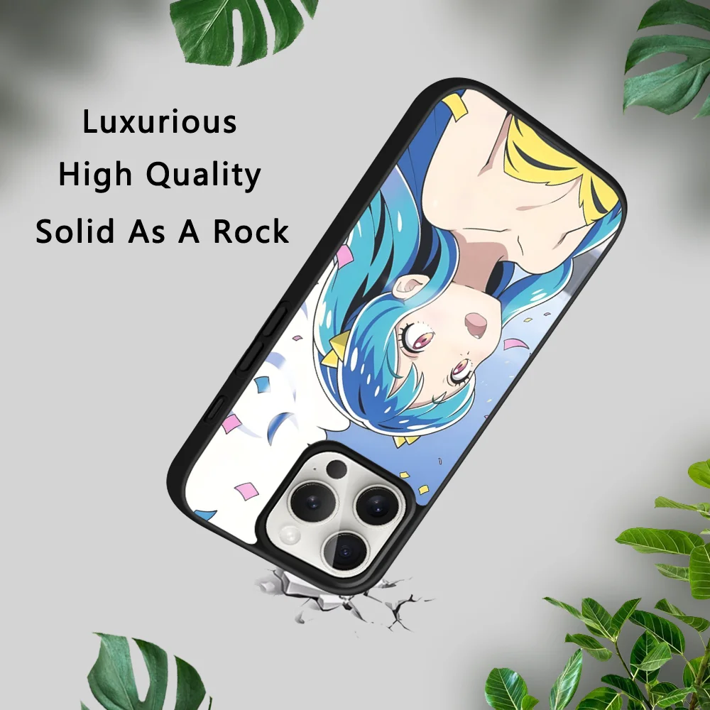 Чехол для телефона U-Urusei Y-Yatsura Lum с аниме iPhone 16 15 14 13 12 11 Pro Xs Max Mini Plus Celulares Hard Funda