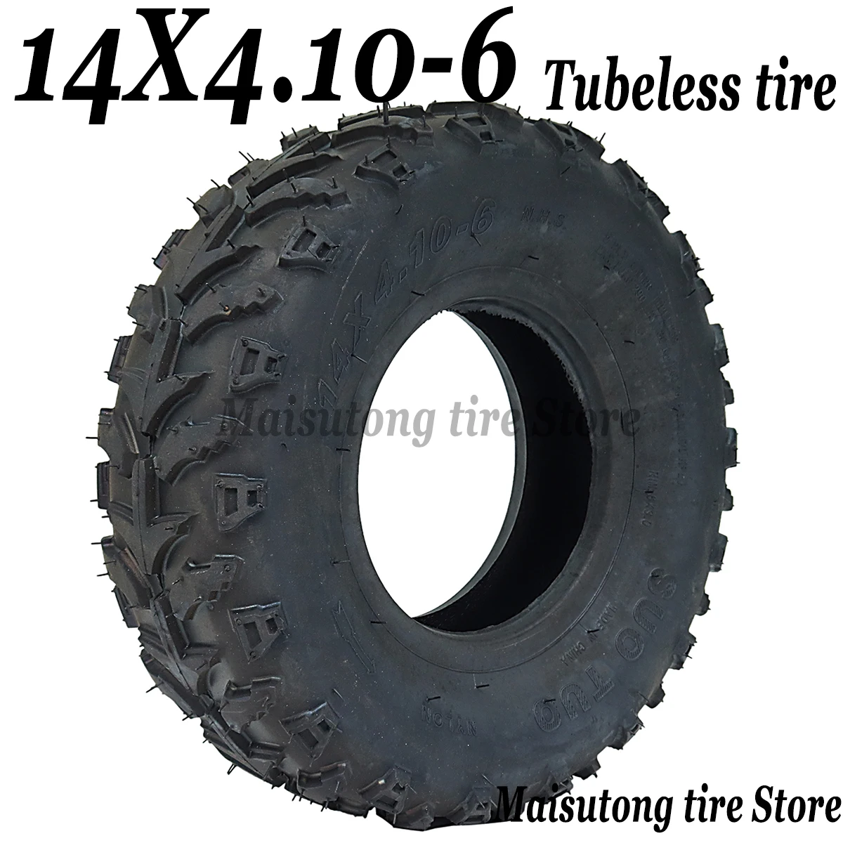 

14x4.10-6 Tyre Road Tubeless Tire 6 Inch For Fuel Electric 4 Racing Wheels Buggy Karting Car ATV QUAD Go Kart Parts