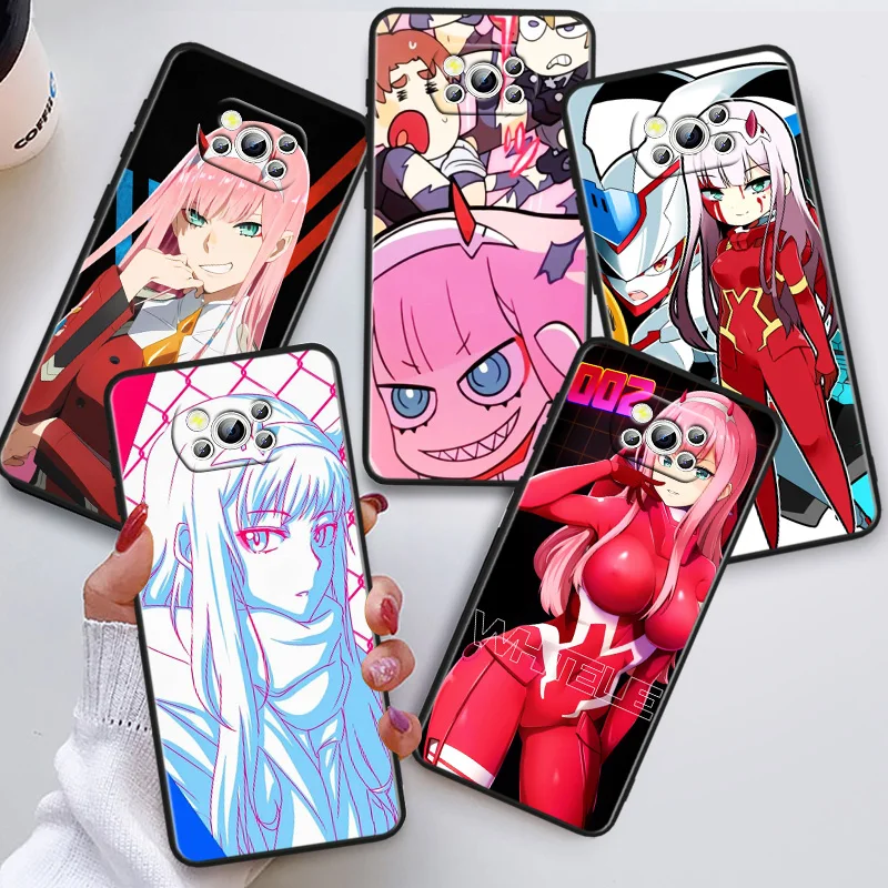 

Darling In The FranXX Phon Case For Xiaomi POCO C50 C40 C31 C3 M5S X4 M4 M3 F4 F3 GT F2 F1 X3 NFC X2 Pro Black Cover