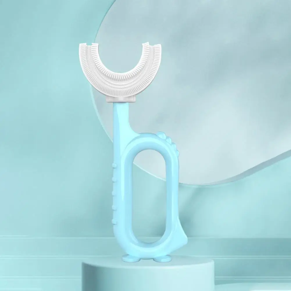

Baby Toothbrush Food Grade Excellent Labor-saving Children Oral Care Toothbrush Baby Teeth Cleaning Tools