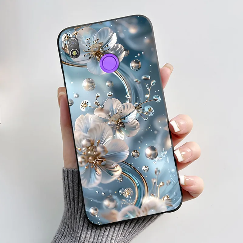 Фото Чехол для Tecno Pop 4 BC2c, роскошный модный чехол с цветами и бабочками, мягкий силиконовый защитный чехол для телефона Tecno Pop 4 Pop4 №2