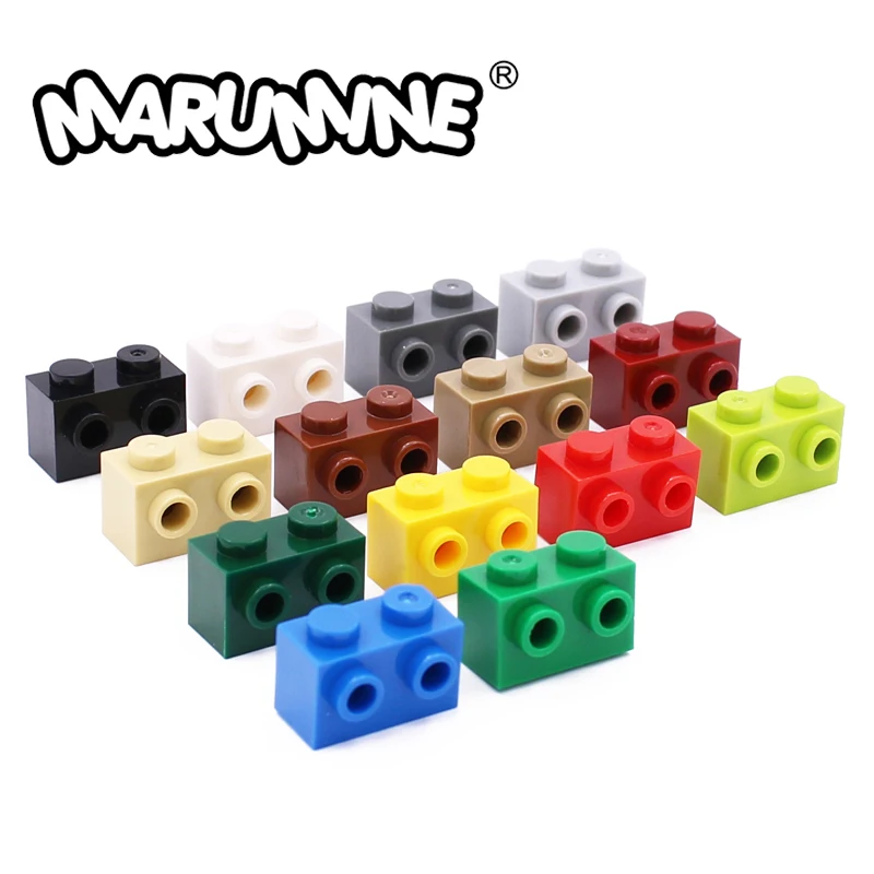 

Marumine 11211 Brick Modified 1 x 2 With Studs On 1 Side Hobby Construction Block Assembly Model Kit Parts MOC Toys For Children