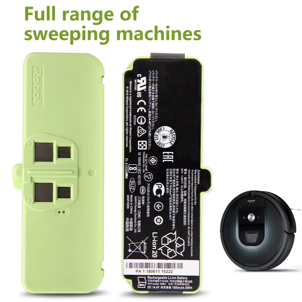 

Original Replacement Battery For iRobot Roomba 655 690 595 650 980 780 805 88 860 880 890 655 615 620 960 964 1800LI Genuine