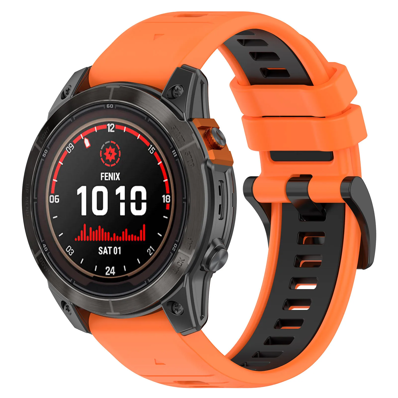Фото Силиконовый ремешок для часов 22 мм для Garmin Fenix 8/E/7/6 Pro/Quatix 5/Epix/Instinct/MARQ/965 955, ремешок для умных часов №3