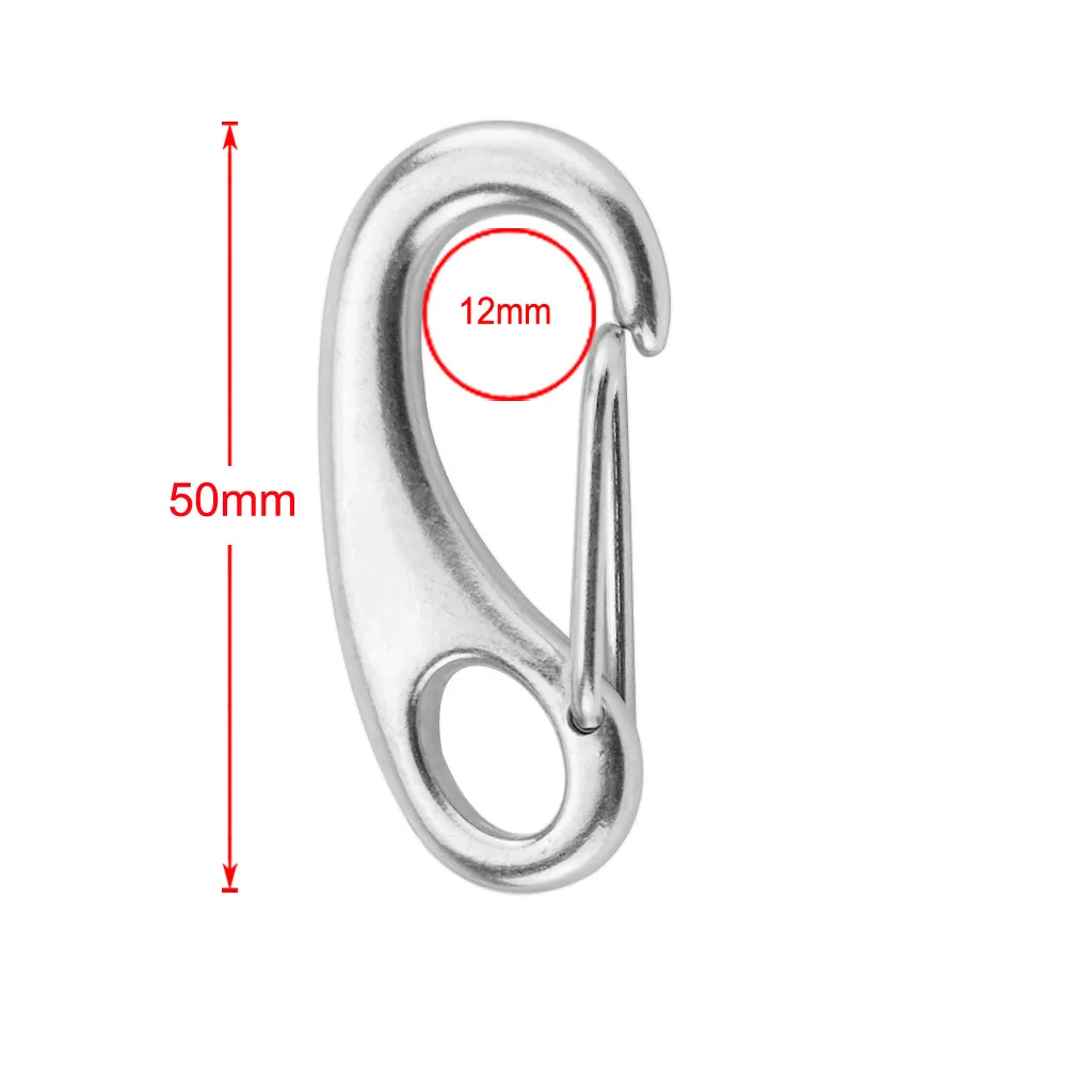 2 шт. пружинные зажимы-карабины в форме яйца |