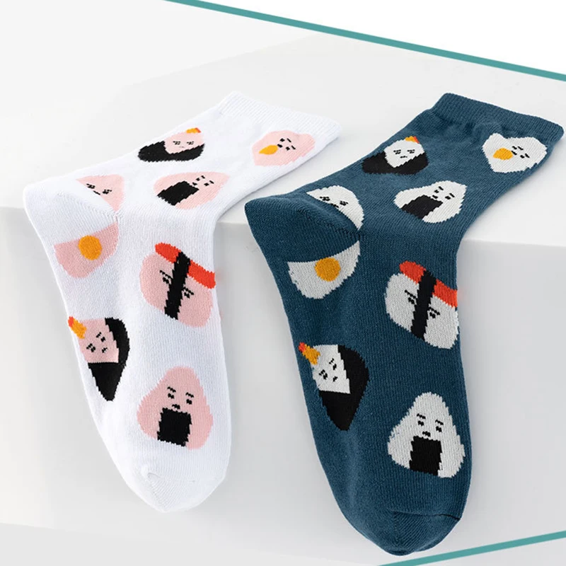 

New Men Socks Cotton Medium Tube Socks Funny Cartoon Animation Pattern Socks Sports Harajuku Stockings Comfortable Women Socks