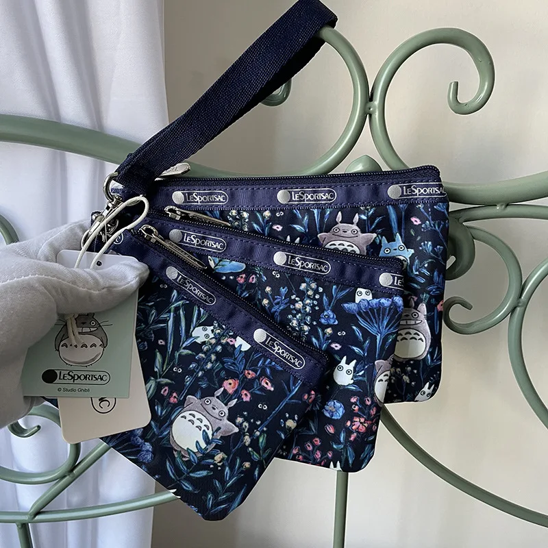 

Kawaii Sanrio Le Sportsac мультяшная Монета Сумка для ключей три упаковки Милая Hello Kitty портативная косметичка креативный подарок для девушки