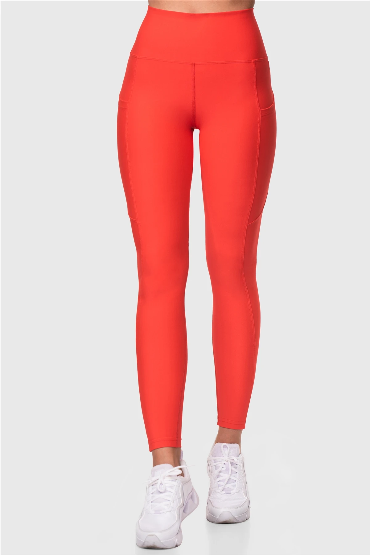 Superstacy High Waist Pockets Pomegranate Flower Sports Leggings