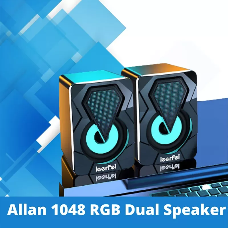 

PC Computer Speakers Sound Box For PC HIFI Stereo Microphone USB Wired with LED Light For Multimedia Desktop Computer Notebook