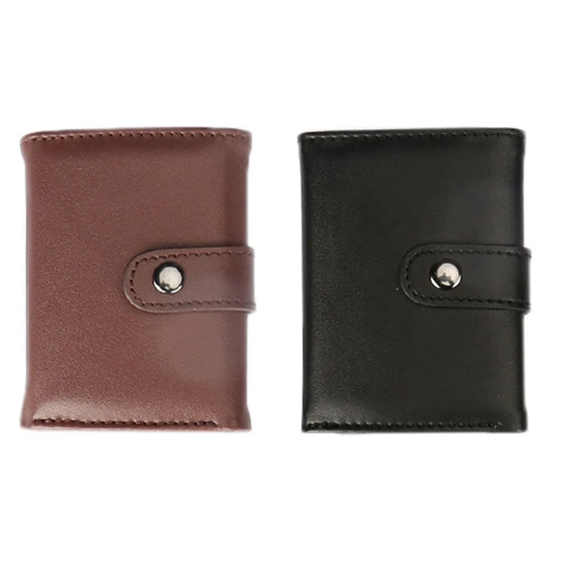

Credit Card Holder Wallet Men Women Metal RFID Security Blocking Wallet Business Vintage Credit Card Box