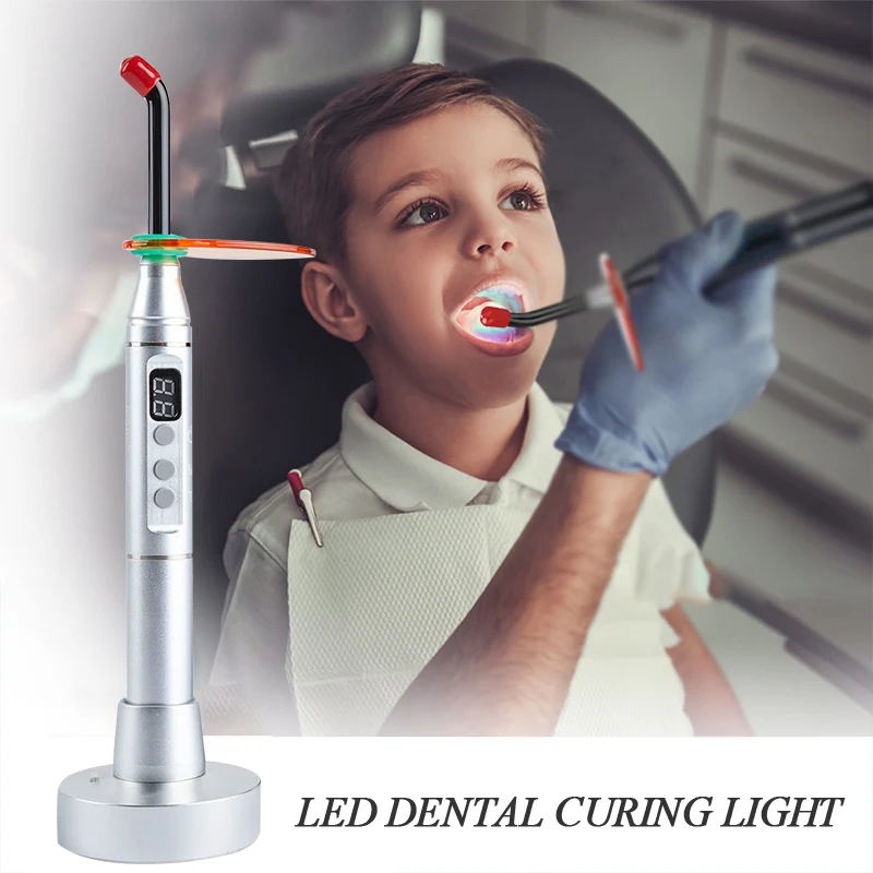

GHMall CL17 Dental Light Curing Dentistry Equipment LED Lamp Curing Light Dental Polymerize Lamp Dental Tools