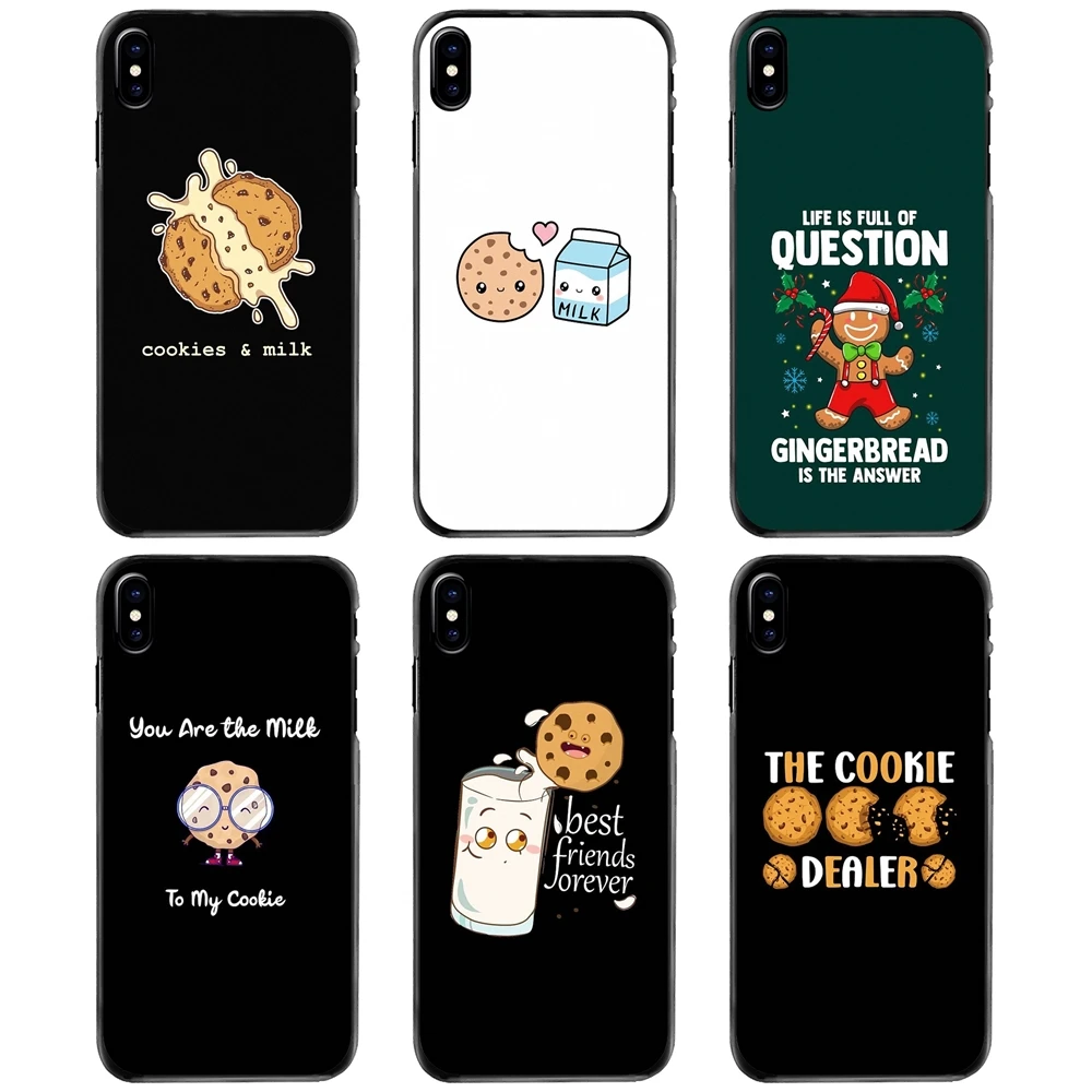 

Cute milk biscuits For Apple iPhone 11 12 13 14 Pro MAX Mini 5 5S SE 6 6S 7 8 Plus 10 X XR XS Hard Phone Shell Case