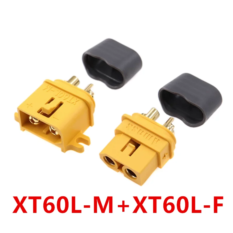 Разъем Amass XT60L XT60L-M XT60L-F с корпусом в оболочке Мужские и женские запасные части для