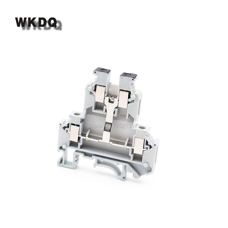 Клеммная колодка JUKK 5-PV на DIN-рейку 2 уровня 0 4 мм 24-12 AWG 5 шт. | Клеммные блоки