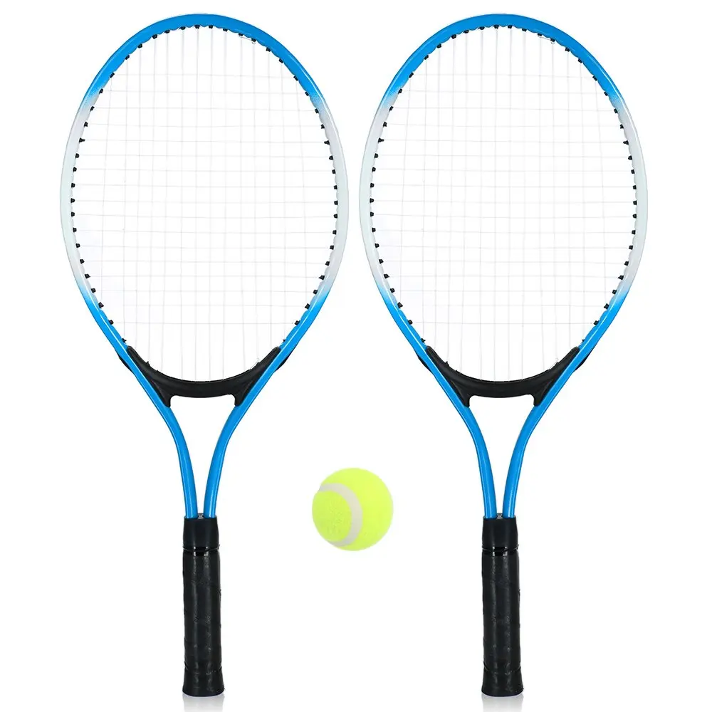 2Pcs Tennis Racket String Tennis Racquets with 1 Tennis Ball and Cover Bag