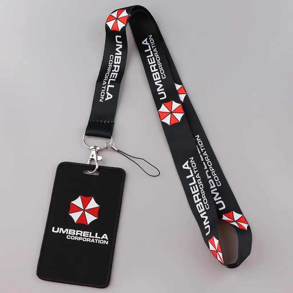 

Umbrella Neck Strap Lanyards for Keys Keychain Pretty Embroidery Badge Holder ID Credit Card Pass Phone Accessories Gifts