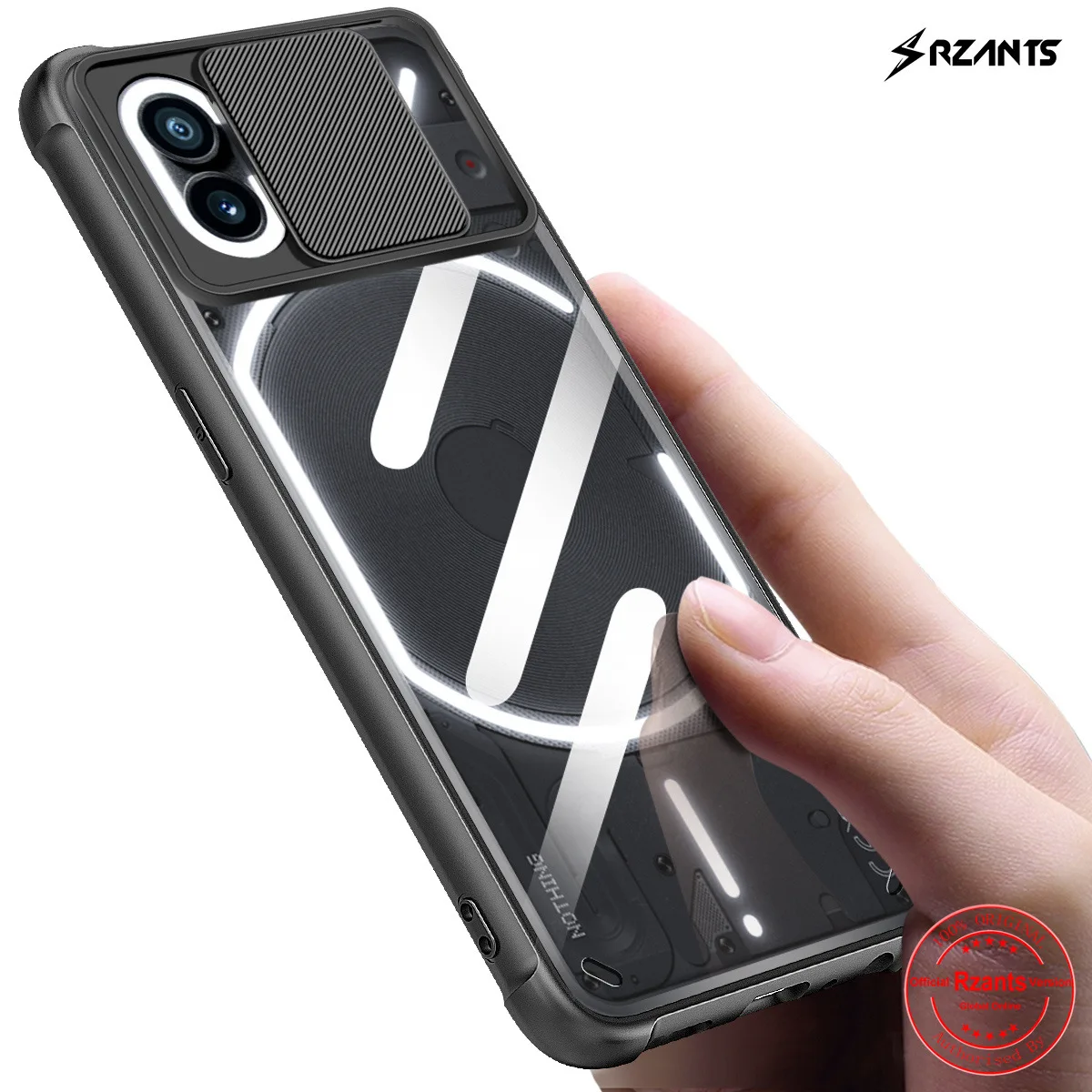 

For Nothing Phone 1 Clear Soft TPU Phone Case Full Cover Transparent Ultra-thin Case for Nothing Phone 1 Airbag Protective Cover
