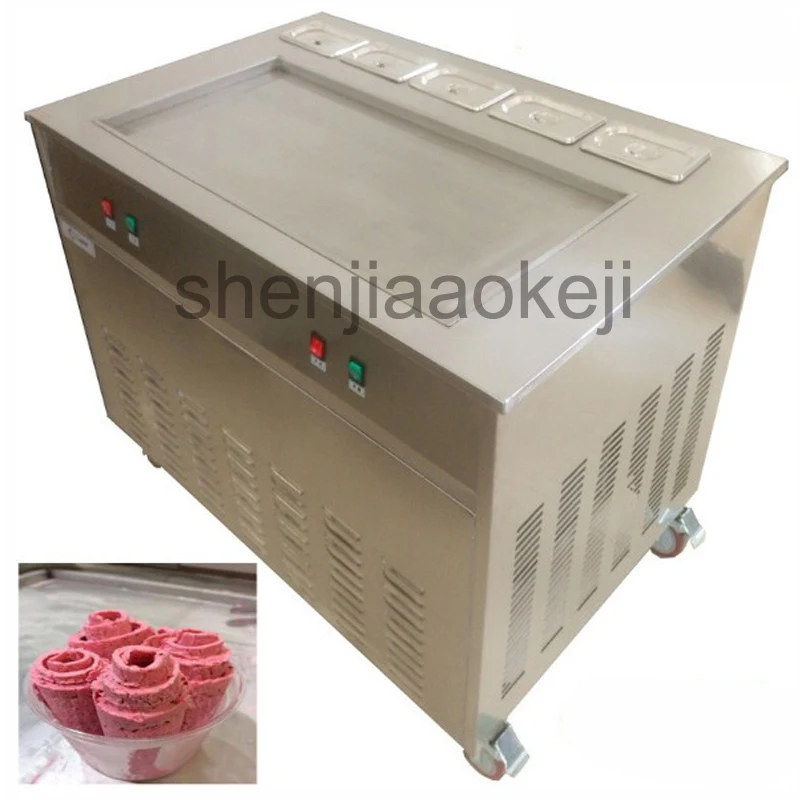 

Commercial Ice Frying Machine Thai Style Fried Ice Cream Coiler 220V/50 Hz 3200W 1pc