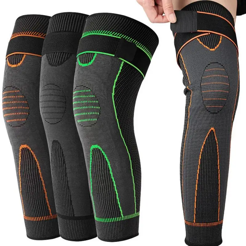 1PC Sports Leg Compression Sleeves Socks Basketball Knee Brace Protect Calf Shin Splint Support For Men Women Running Leg M L XL
