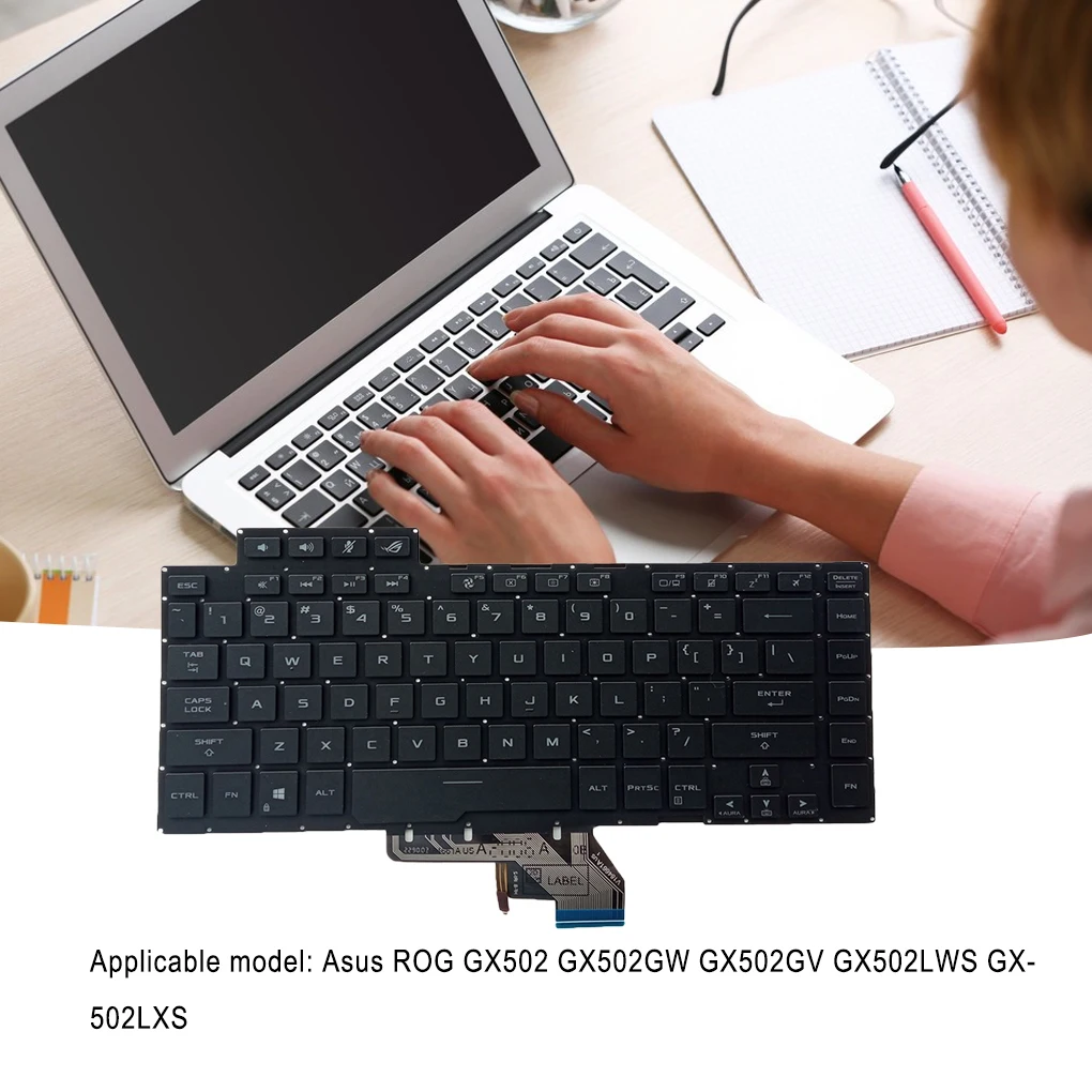 

Laptop Keyboard Computer Fittings Professional Sensitive Typing Part Inputting Accessory PC Keypad Replacement GX502