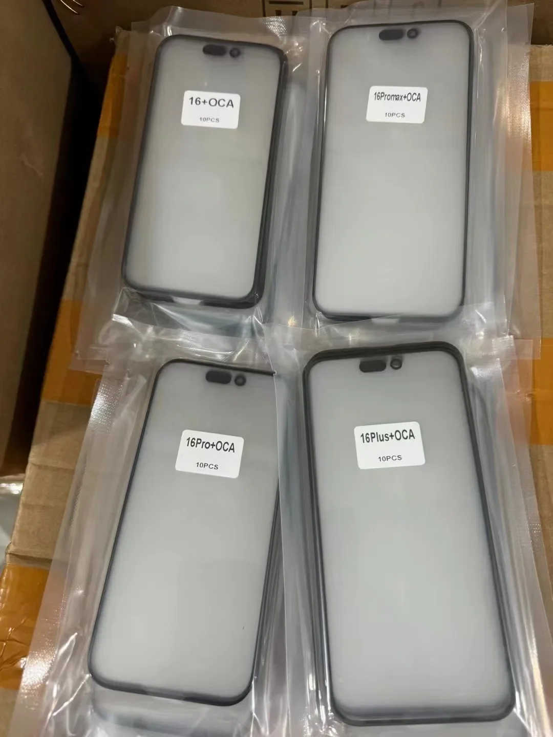 5 шт. стекло с OCA для телефона 16 16Plus 16Pro 16ProMax ЖК-сенсорный экран внешняя стеклянная