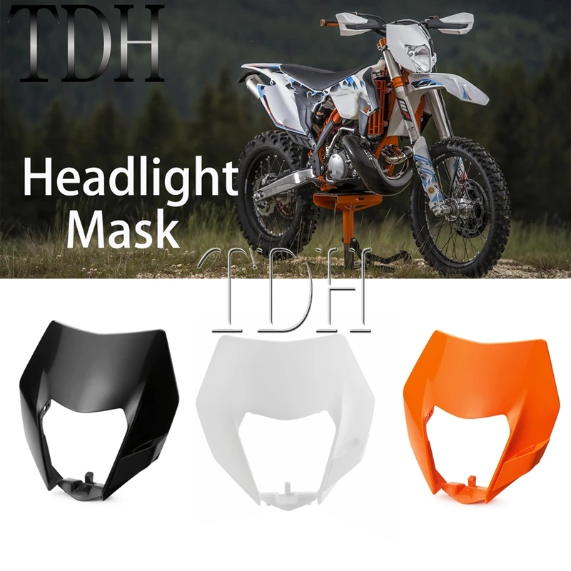 

Маска для передней фары мотоцикла, кроссового велосипеда, мотоцикла, Kawasaki, Suzuki, Yamaha, KLX, CRF, EXC, WR 125