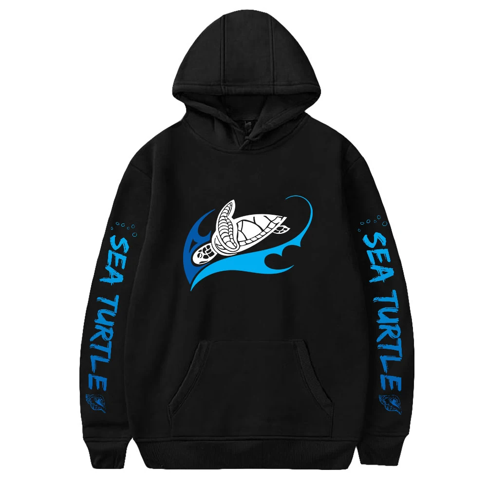 

2022 Sea Turtle Pattern2 Hoodies Women Men Long Sleeve Hooded Sweatshirts Hot Sale Casual Men Women Autumn Fashion Sweatshirt