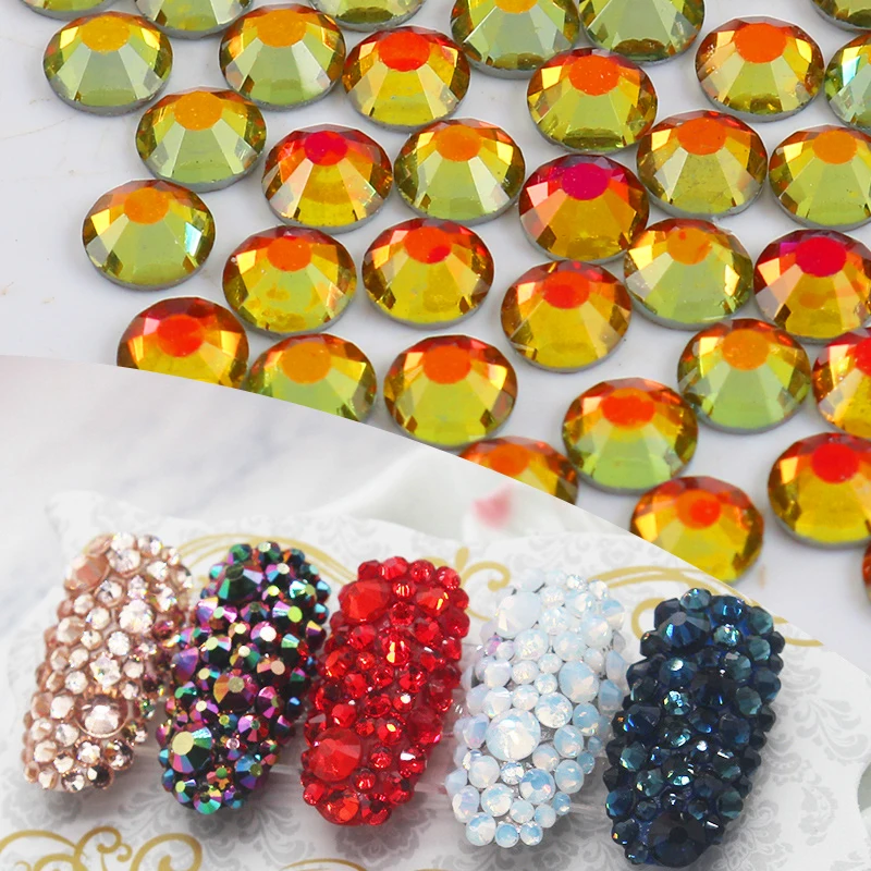 

SS6-SS30 Non Hotfix Glitter Crystal Rhinestone Glass Strass Flat Back Rhinestones Stones Crystals Mug Stone Nail Art Decoration
