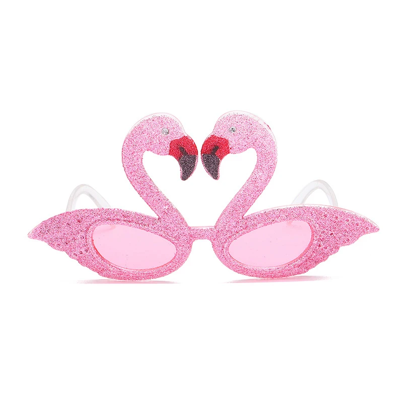 Hawaii Party Glasses Summer Beach Vacation Flamingo Parti Tropical Wedding Birthday Decor Little Swan Dance Favor |