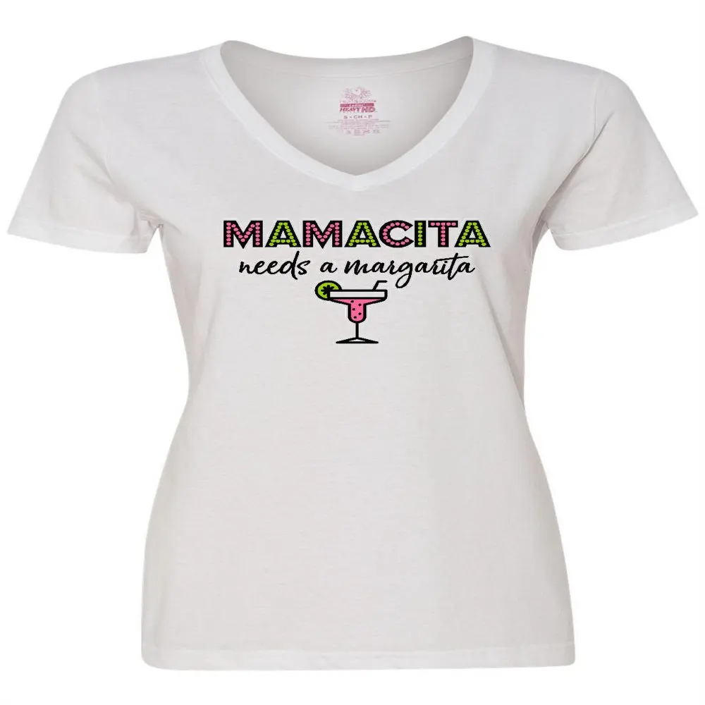

Женская футболка с V-образным вырезом Mamacita Margarita