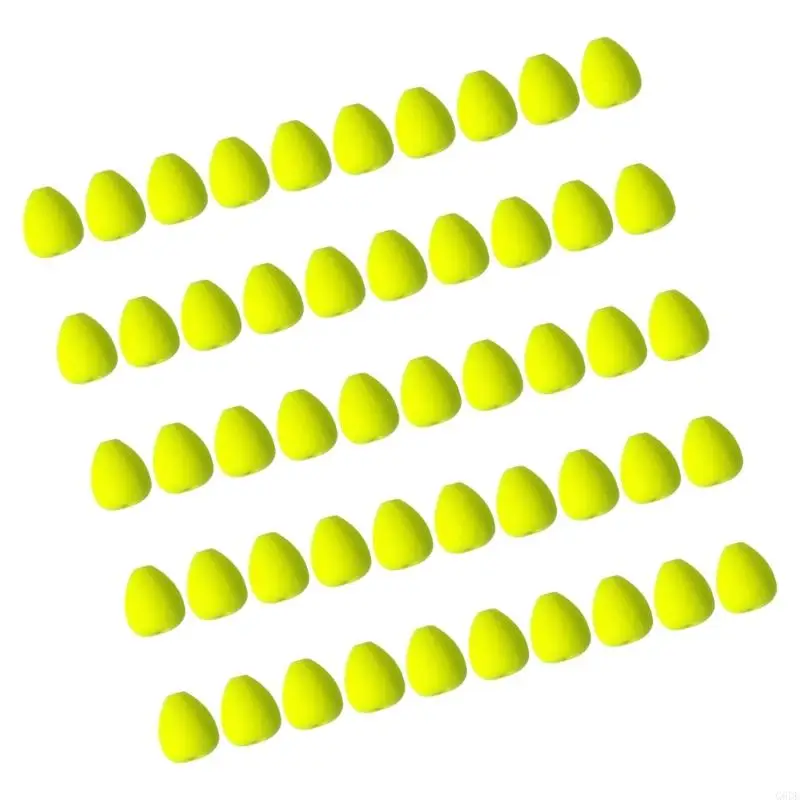G6DE 10PCS/50PCS FOAM FLOAKS Овальные индикаторы ловли нахлы