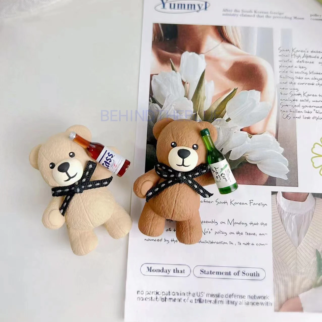 3D плюшевый мишка силиконовая форма искусственная животного для украшения