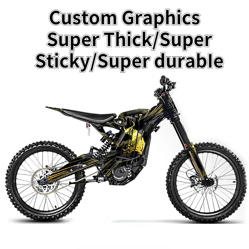 

For SURRON Custom Stickers Light Bee X Electric Off-road Bike Dirtbike Decorative Self-adhesive Moisture-proof Thick SUR-RON