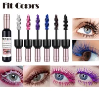 color mascara waterproof eyelash extension fast dry thick curling blue purple white ink stage cos cosmetic