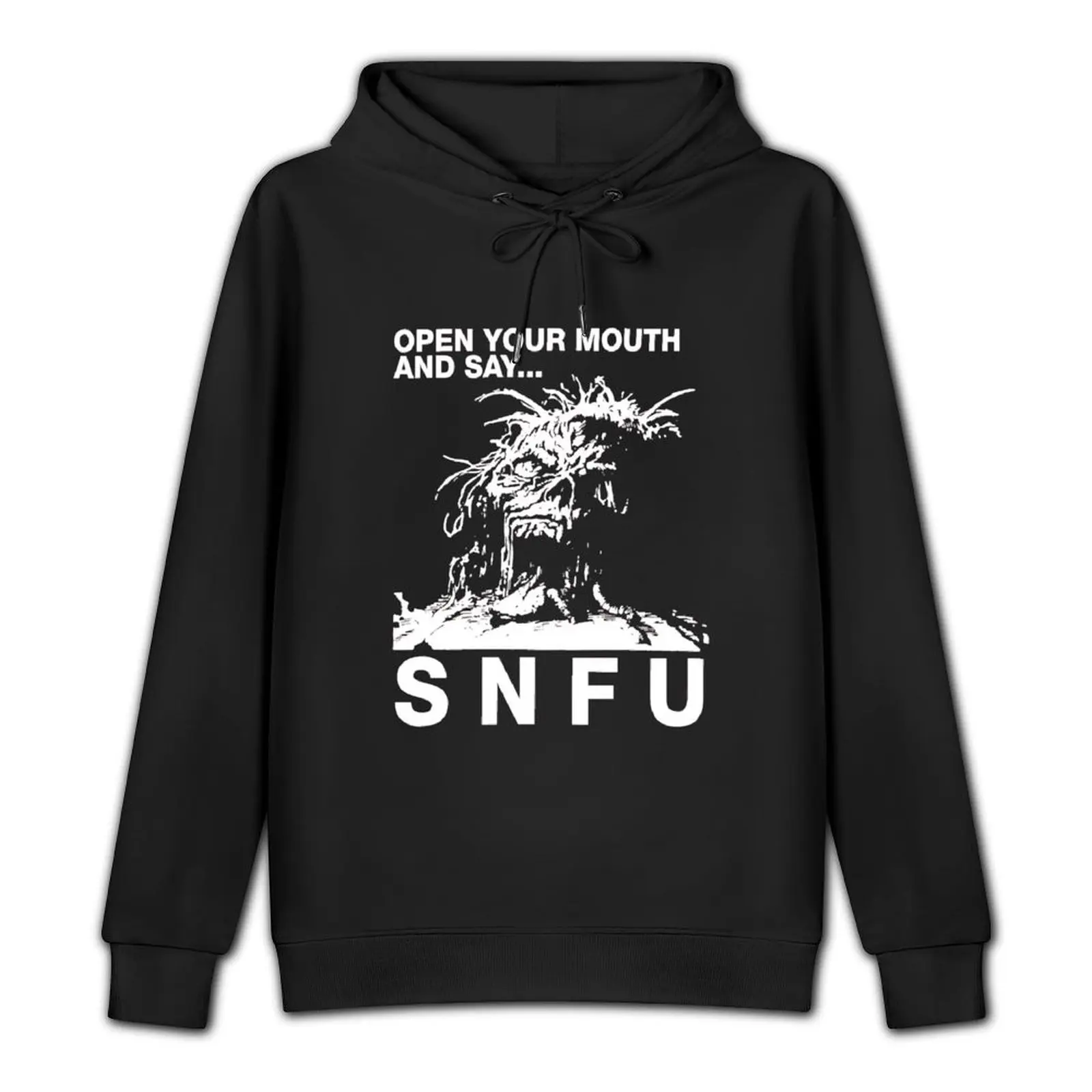 SNFU Open Your Mouth пуловер с капюшоном мужской зимний свитер мужская осенняя одежда