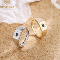 xiyanike 2022 cute vintage zircon sun open cuff finger rings for women girl new fashion trendy jewelry gift party %d0%ba%d0%be%d0%bb%d1%8c%d1%86%d0%be %d0%b6%d0%b5%d0%bd%d1%81%d0%ba%d0%be%d0%b5