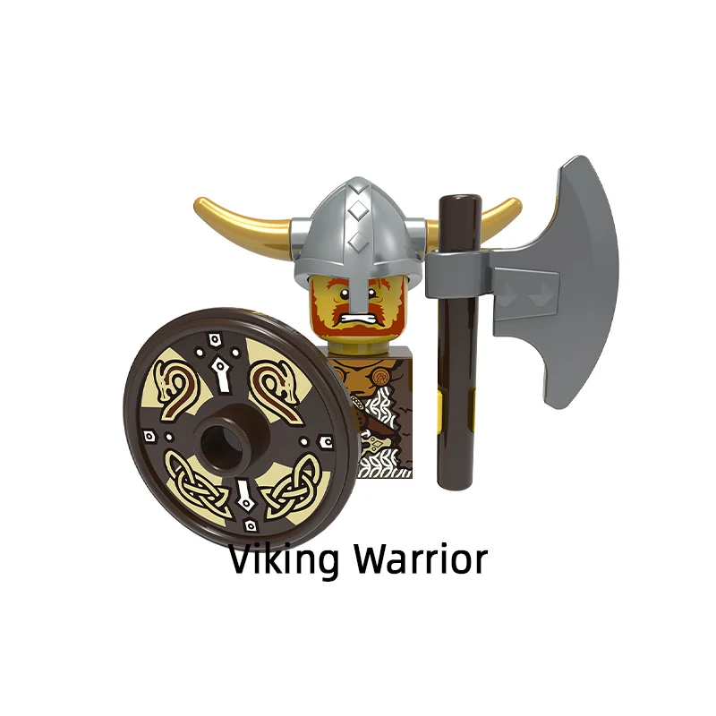 Фараон Атлантида Ацтеки Викинг Египетский воин Мумия Варвар Модель Блоки MOC