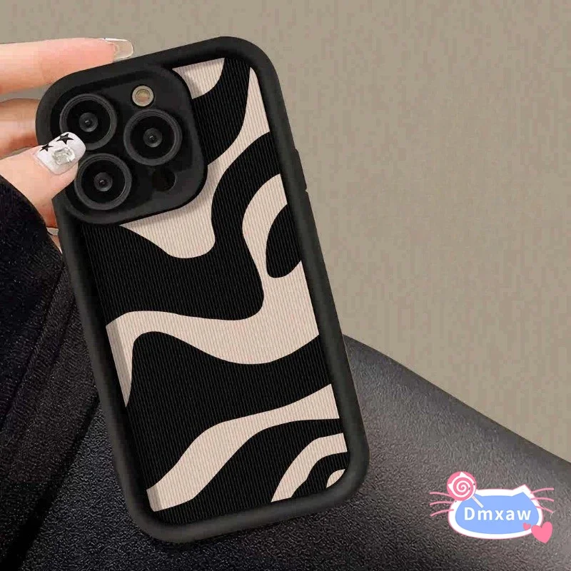 Чехол для телефона OPPO A60 4G A16E A16K F23 A98 A1 5G A95 A74 A54 A54S A16 A16S A9 A5 A1K в стиле черный белый