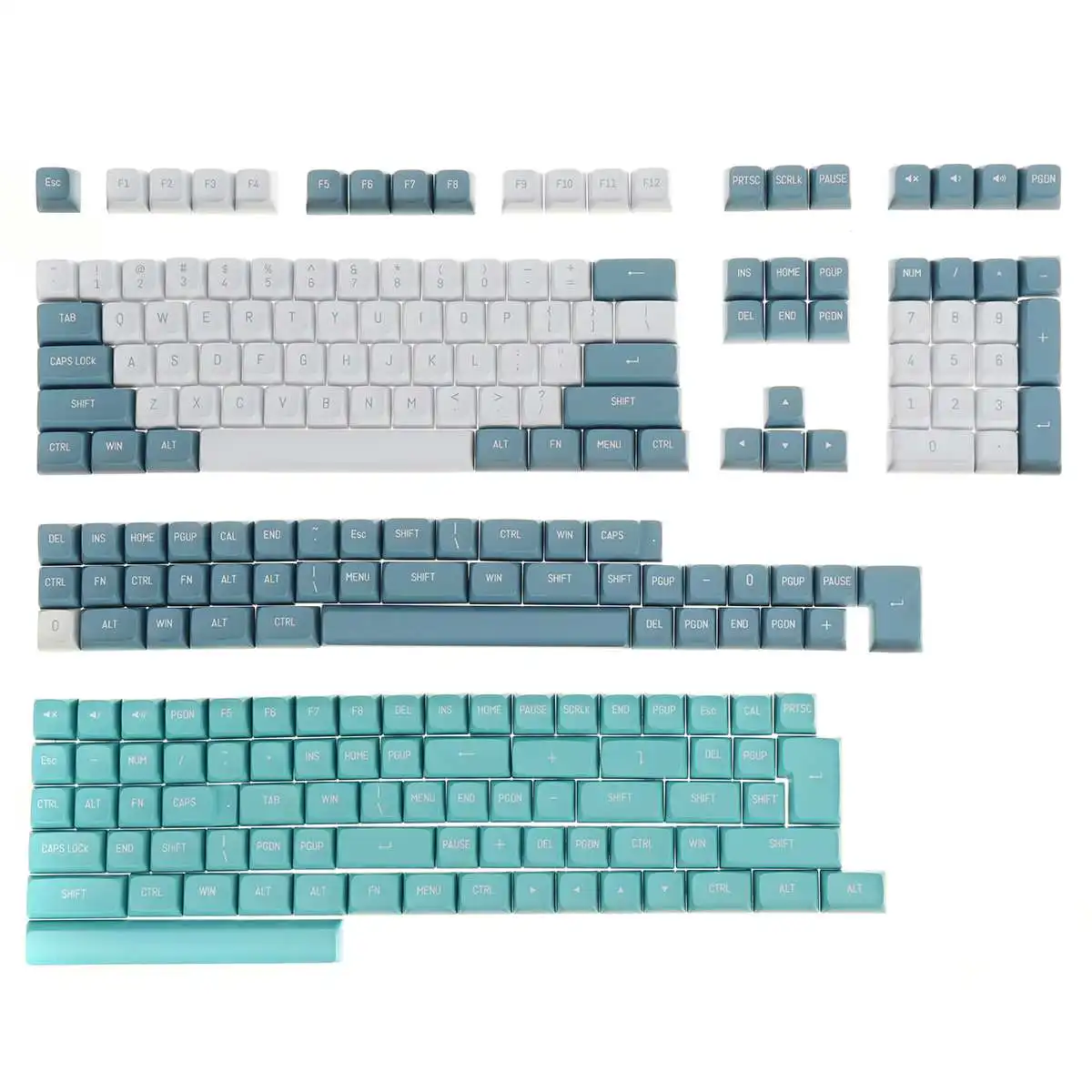 

FEKER Shoko J18018 CSA 226 Keys Mechanical PBT Keycaps For MX Switch 61/64/71/78/84/87/96/104/108 Mechanical Keyboard