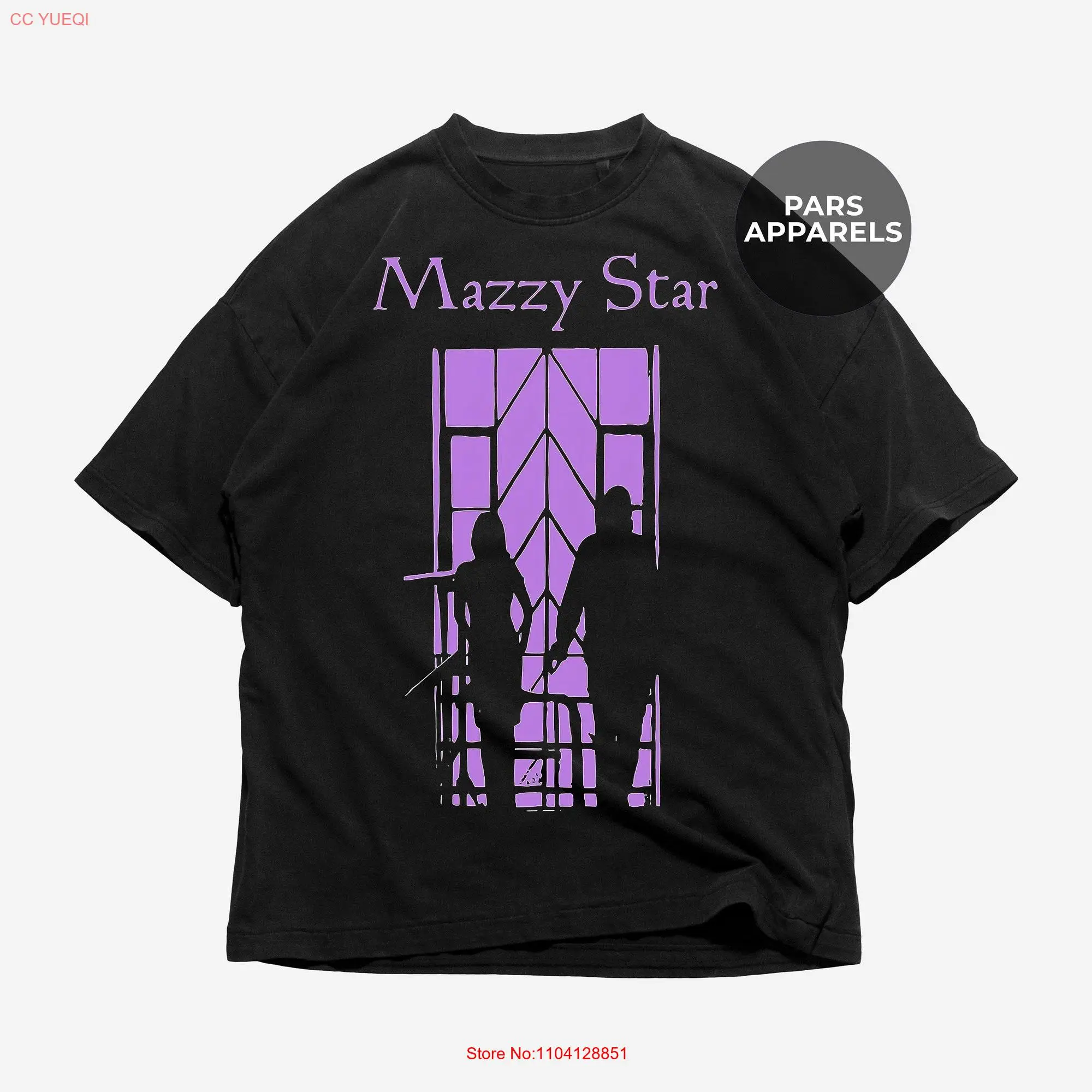 Футболка Mazzy Star с длинным или коротким рукавом из тяжелого хлопка