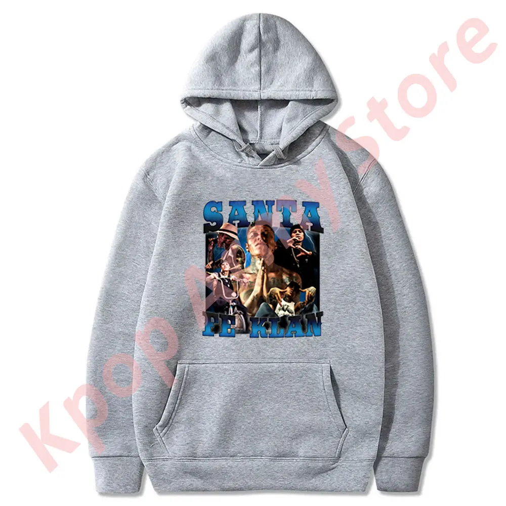Винтажные толстовки с капюшоном Santa Fe Klan Blanco y Negro Tour пуловеры для женщин и мужчин