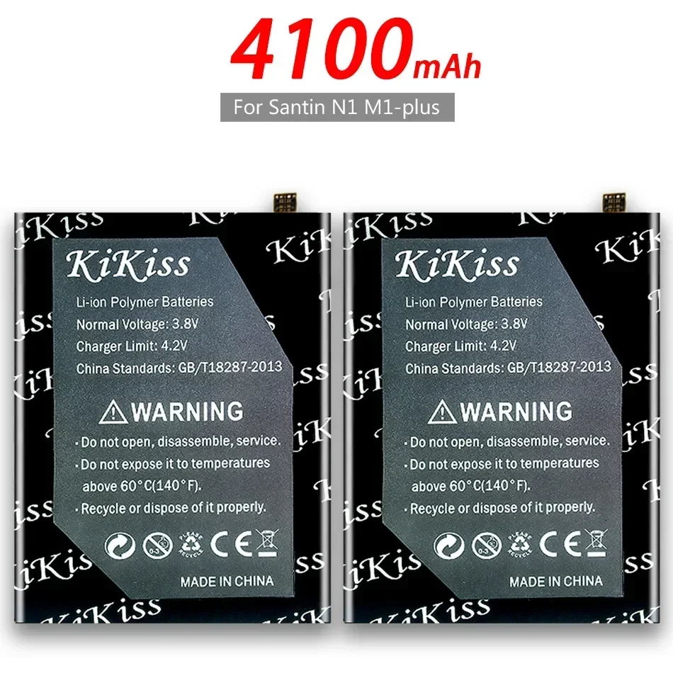 Аккумулятор KiKiss N 1 4100 мАч для Santin N1 M1-plus Bateria