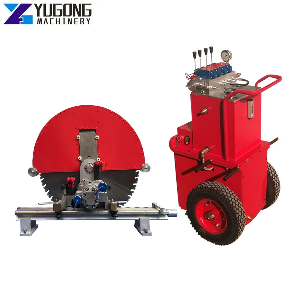 YG Высокочастотная настенная пила 620 мм 735 Глубина резки Бетонная Станок для плиты