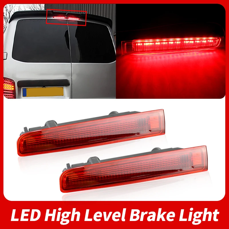 

2 шт., третий задний стоп-сигнал высокого уровня, L/R стоп-сигнал, центральный стоп-сигнал, дверь сарая для VW Transporter T5 T6 Caravelle Multivan