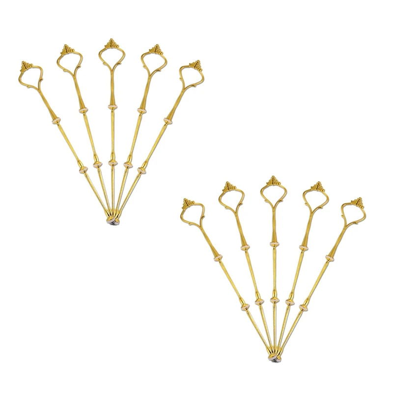 3 Tier Golden Cake Stand(15 SETS) Holder,Crown