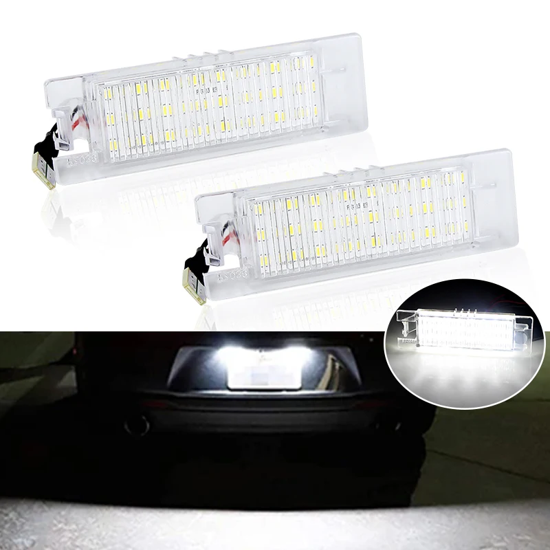 

2X Canbus для Chevrolet Camaro Cruze Malibu Corsa Volt Astra Vectra Zafira Viva Бесплатные светодиодные лампы освещения номерного знака