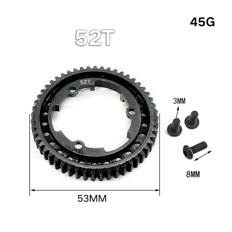 Пружинная шестерня 52T 6449 для Traxxas 1/5 X-Maxx 6S 8S 1/7 XO-1 1/10 E-Revo 2.0 VXL новый радиоуправляемый