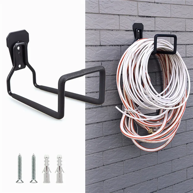 

Rust-free Garden Hose Pipe Reel Hook Hanger Wall Mounted Holder Organizer Tool Durable Portable Useful Hose Hook