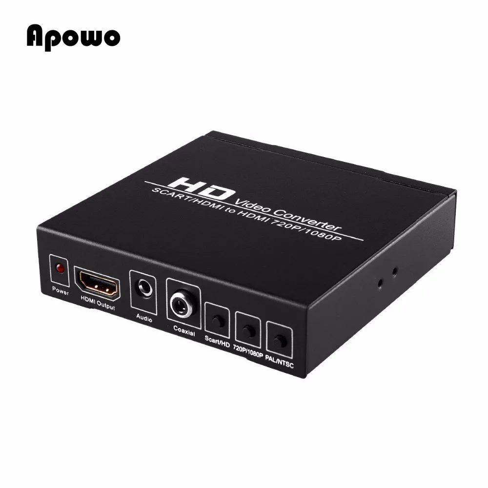 

SCART HDMI-to HDMI-Converter Full HD 1080P Digital High Definition Video Konverter Adapter for HDTV HD Scart/hdmi-audio