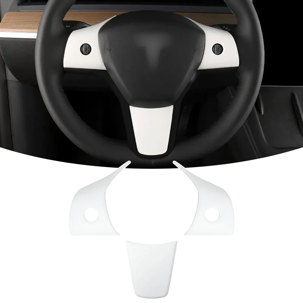 

Чехол на руль автомобиля для Tesla Model 3, накладка на панель автомобиля, рамка, крышка ручки переключения передач, модель Y Whift, внутренняя наклейка, аксессуары